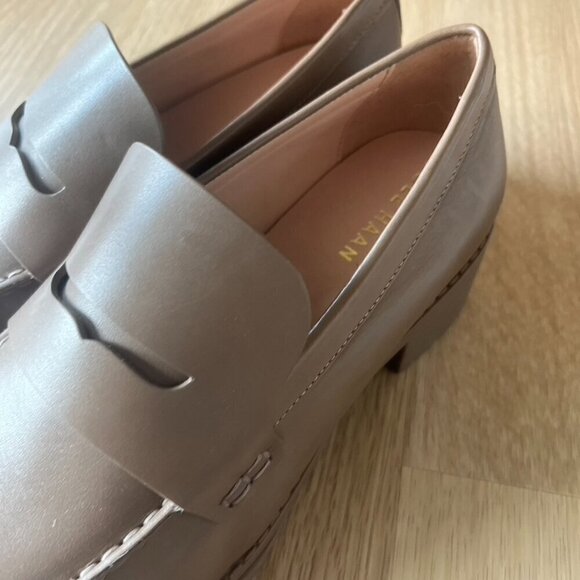 Cole Haan Women's Geneva Platform Lug Loafer in Tan Beige  7B - Picture 6 of 11